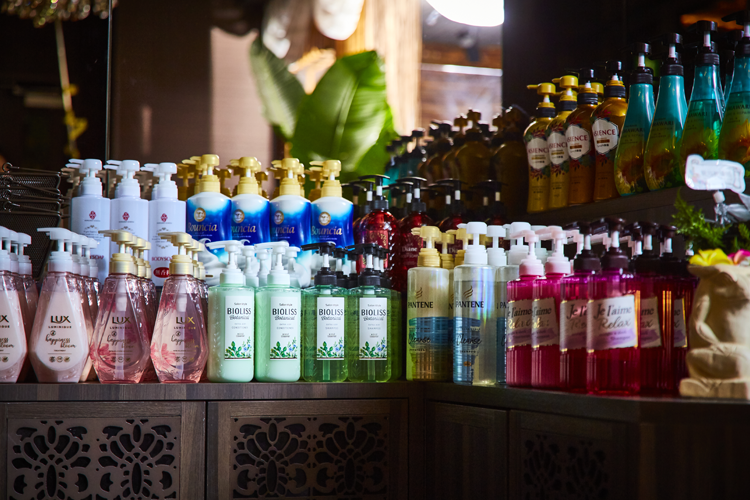 好みで選べるシャンプー&コンディショナー