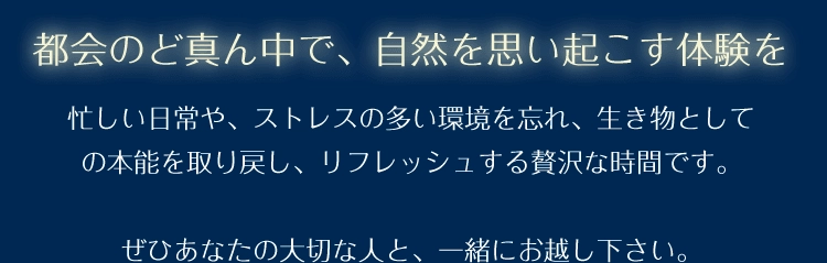 プライベート空間　プラネタリウムだから、できること